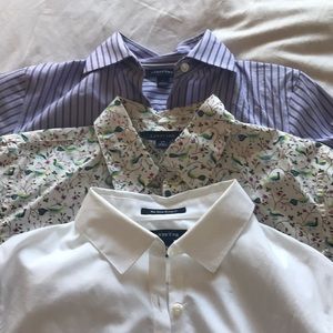 Lands’ End supima cotton button down trio